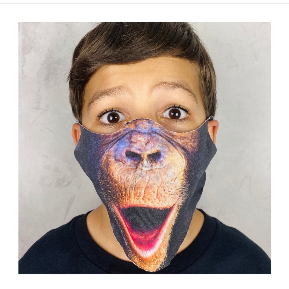 Fun Animal Monkey Face Mask chimpanzee halloween